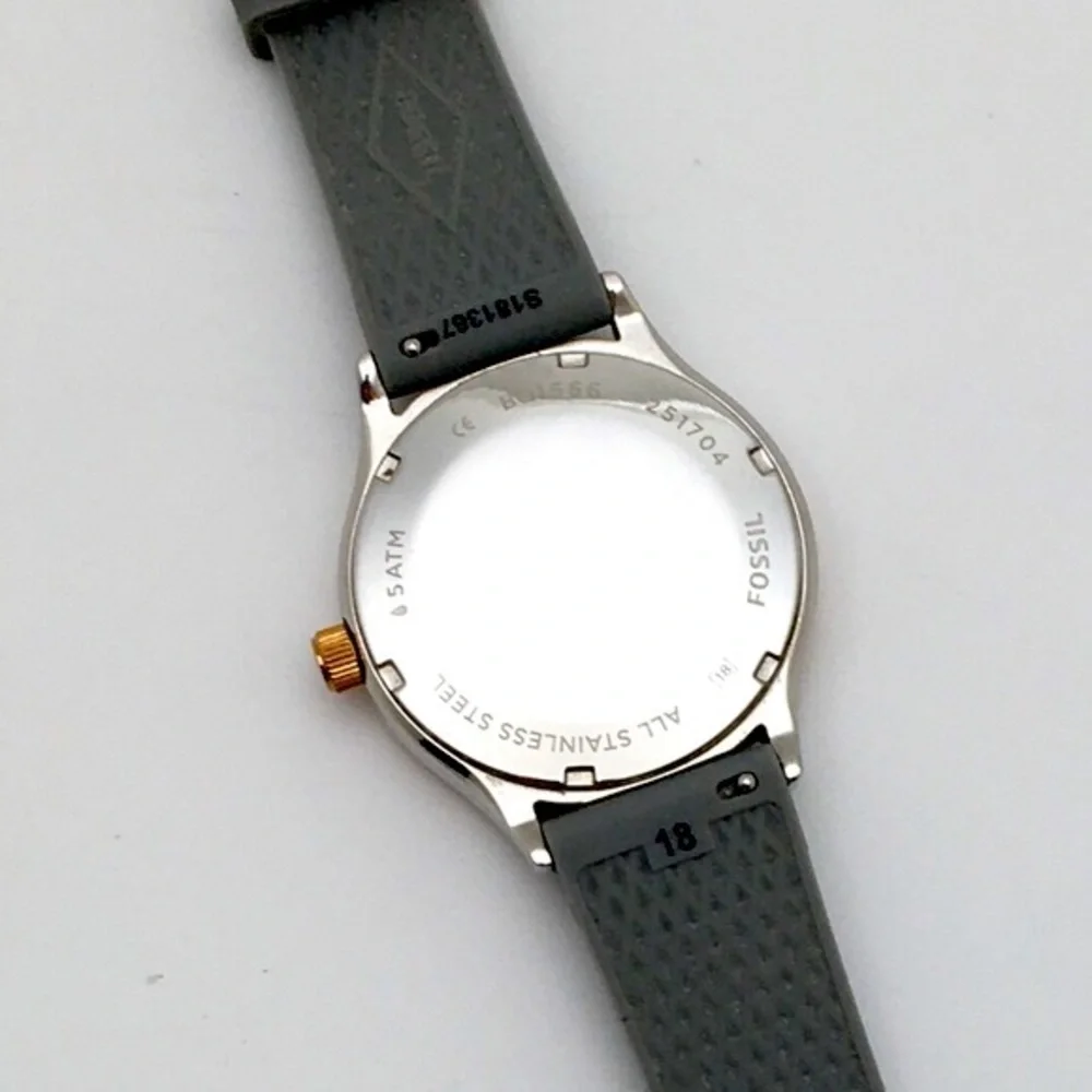 Fossil BQ1566 Gold Gray Stainless Steel Watch